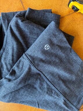 lululemon athletica Black Heathered Track Joggers